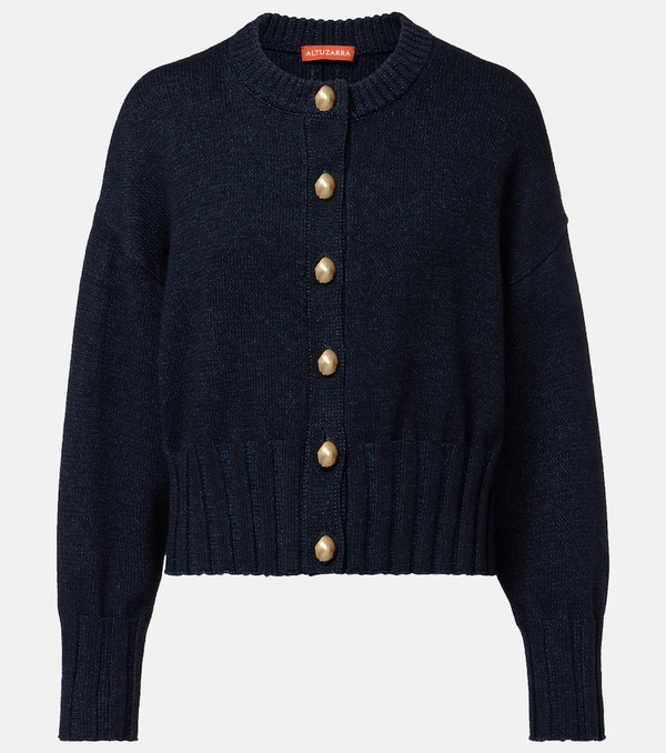  Altuzarra Altuzarra Liam Cotton And Silk-blend Cardigan 