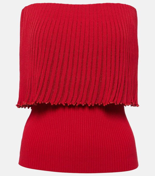  Altuzarra Altuzarra Pascale Ribbed-knit Jersey Top 