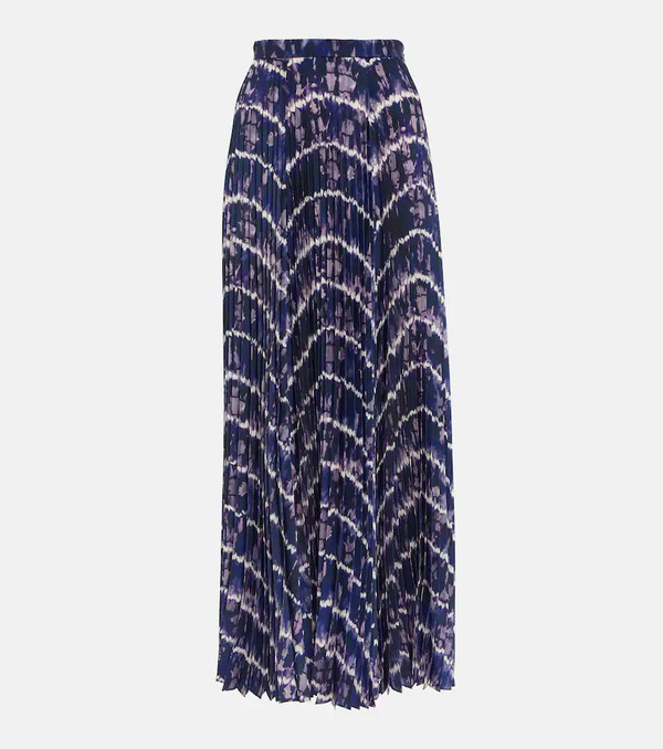  Altuzarra Altuzarra Sif Printed Pleated Maxi Skirt 