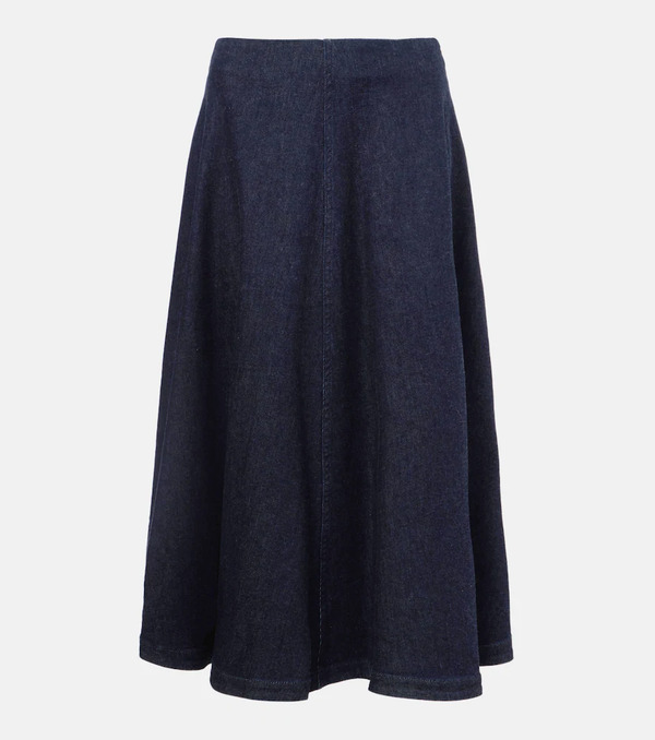  Altuzarra Altuzarra Varda Denim Midi Skirt 