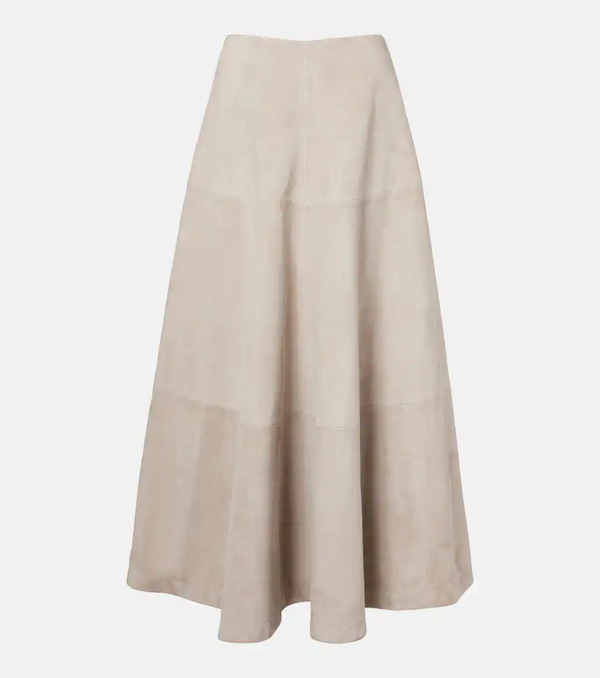  Altuzarra Altuzarra Varda Suede Maxi Skirt 