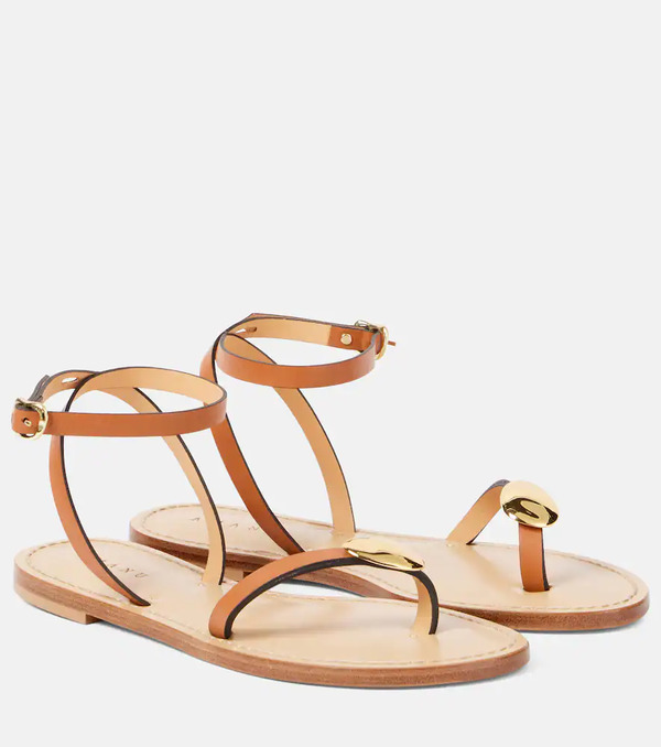  Amanu Amanu Senegal Leather Sandals 