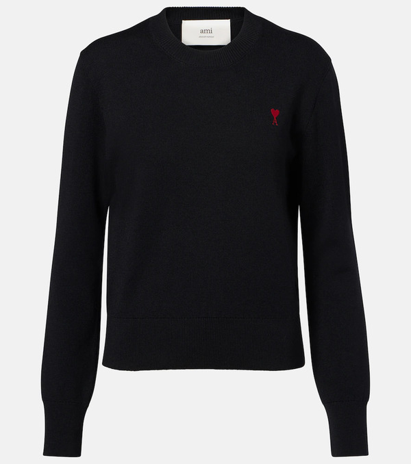 Ami Paris Ami Paris Ami De Cåur Wool Sweater 