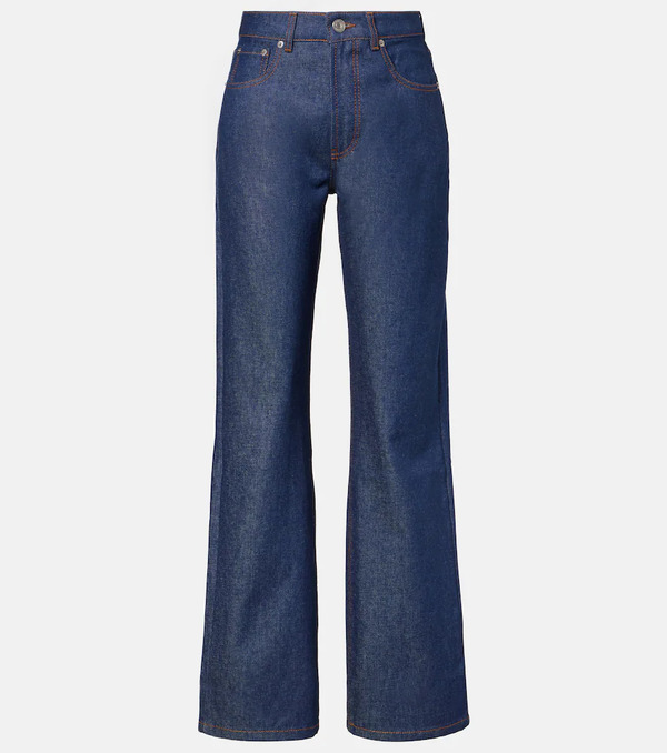  Ami Paris Ami Paris Mid-rise Straight Jeans 