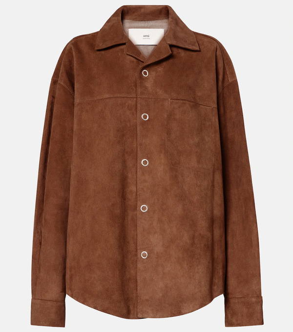  Ami Paris Ami Paris Suede Overshirt 