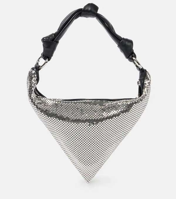  Amina Muaddi Amina Muaddi Cameron Mini Leather Shoulder Bag 