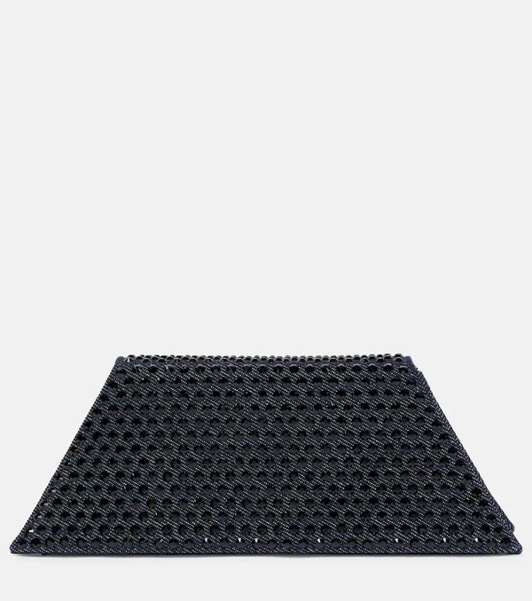  Amina Muaddi Amina Muaddi Superamini Yigit Denim Clutch 