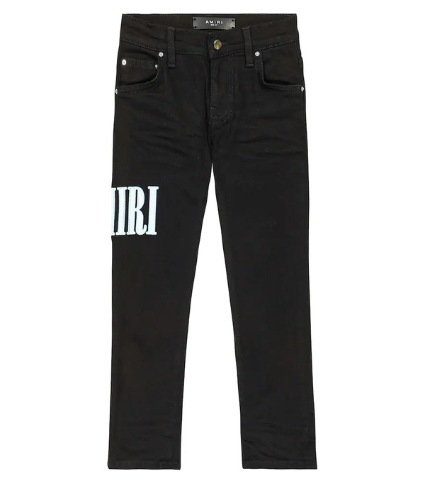  Amiri Kids Amiri Kids Logo Slim Jeans 