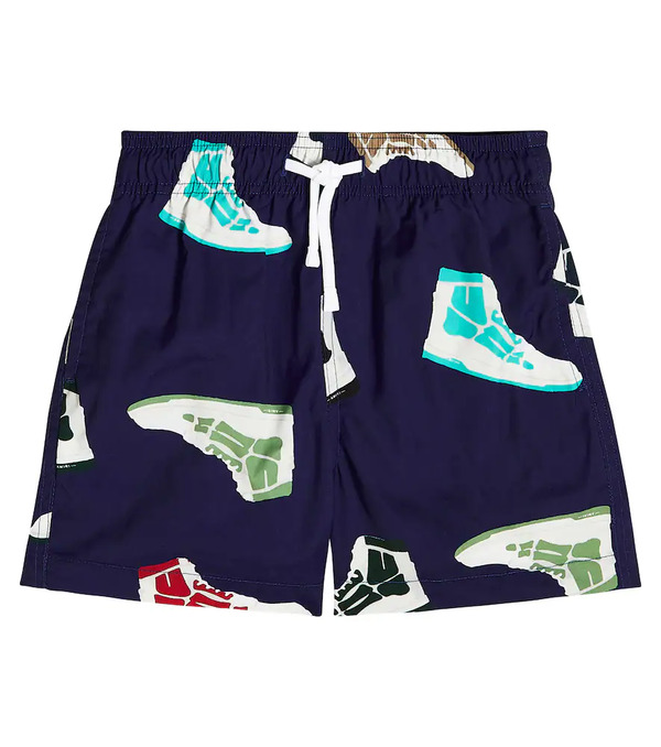  Amiri Kids Amiri Kids Skel Top Printed Swim Trunks 