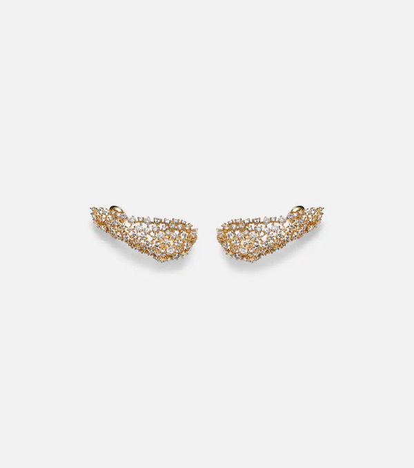  Ananya Ananya Scatter 18kt Gold Earrings With Diamonds 