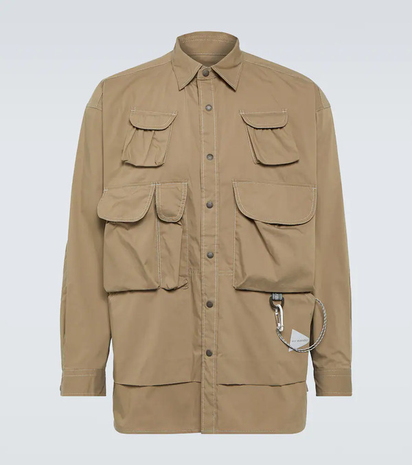  And Wander And Wander Cotton-blend Field Jacket 