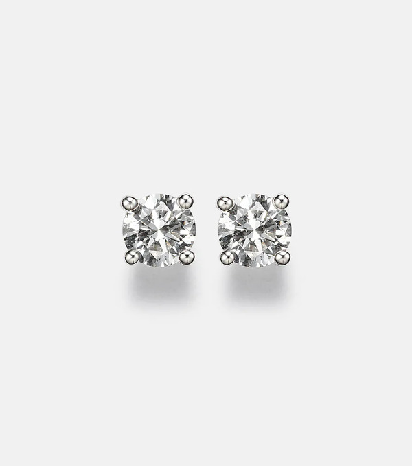  Anita Ko Anita Ko 18kt White Gold Stud Earrings With Diamonds 