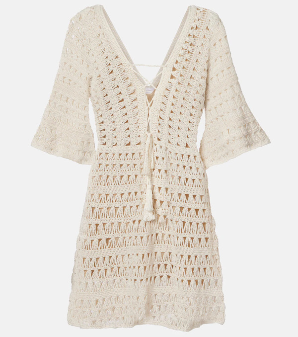  Anna Kosturova Anna Kosturova Crochet Cotton Minidress 
