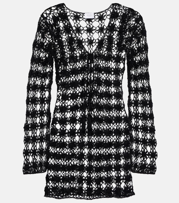  Anna Kosturova Anna Kosturova Crochet Cotton Minidress 