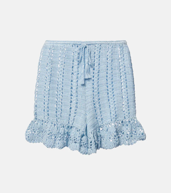  Anna Kosturova Anna Kosturova Crochet Cotton Shorts 