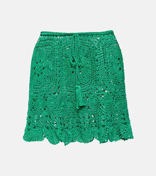  Anna Kosturova Anna Kosturova Crochet Miniskirt 