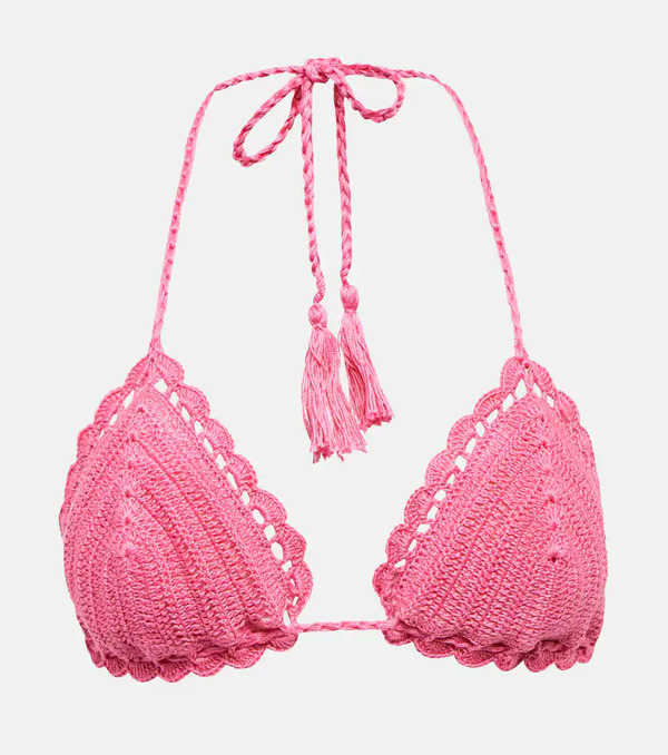  Anna Kosturova Anna Kosturova Exclusive To Mytheresa â Crochet Bikini Top 