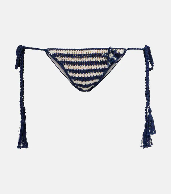  Anna Kosturova Anna Kosturova Gabrielle Crochet Cotton Bikini Bottoms 