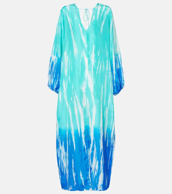  Anna Kosturova Anna Kosturova Ombrã© Silk Maxi Dress 