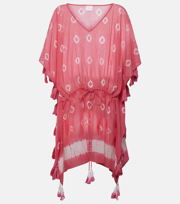  Anna Kosturova Anna Kosturova Sand Dollar Tie-dye Cotton Kaftan 