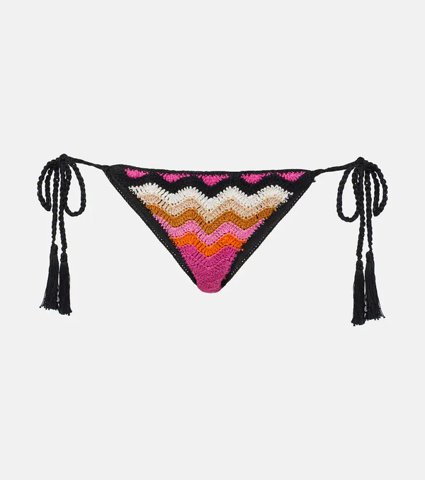 Anna Kosturova Anna Kosturova Striped Cotton Bikini Bottoms 