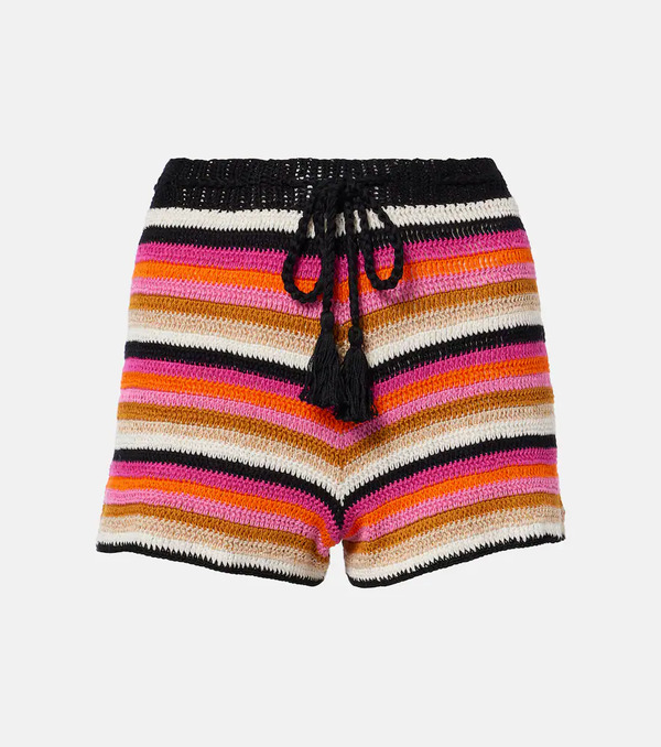  Anna Kosturova Anna Kosturova Summer Cotton Crochet Shorts 