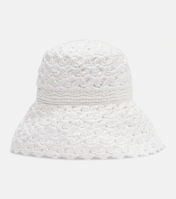  Aquazzura Aquazzura Crochet Bucket Hat 