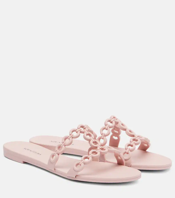  Aquazzura Aquazzura Infinity Chain Jelly Slides 