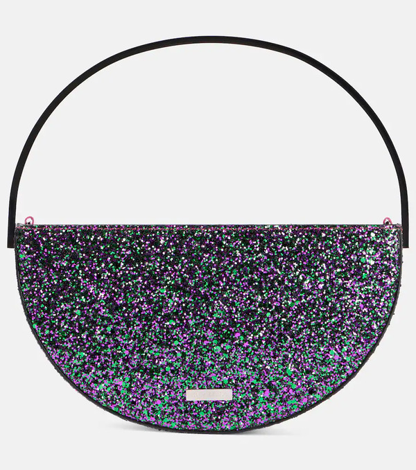  Aquazzura Aquazzura Purist Mini Glitter Clutch 
