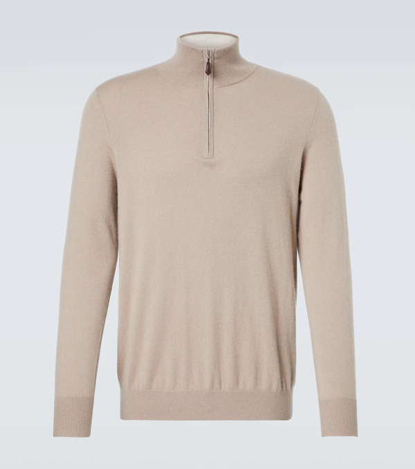  Arch4 Arch4 Mr Fenchurch Cashmere Half-zip Sweater 