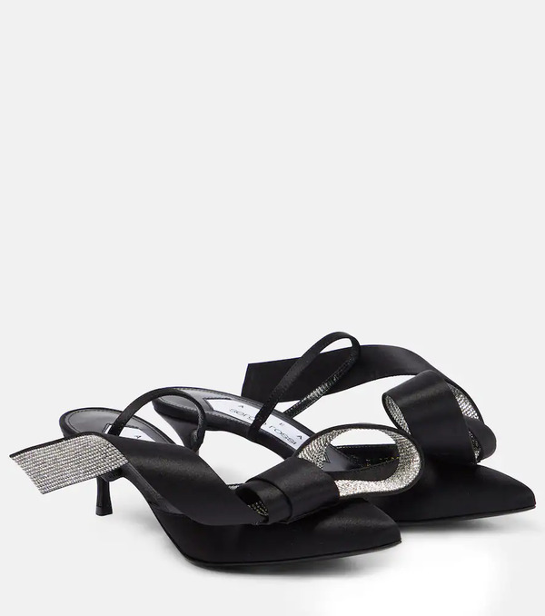  Area Area X Sergio Rossi Marquise Crystal-embellished Sandals 