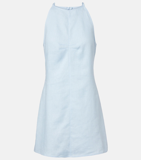 Asceno Asceno Antigua Linen Minidress 