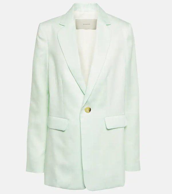  Asceno Asceno Azores Linen Blazer 
