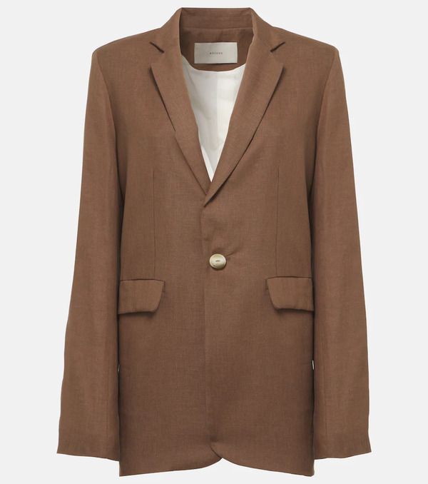  Asceno Asceno Azores Linen Blazer 