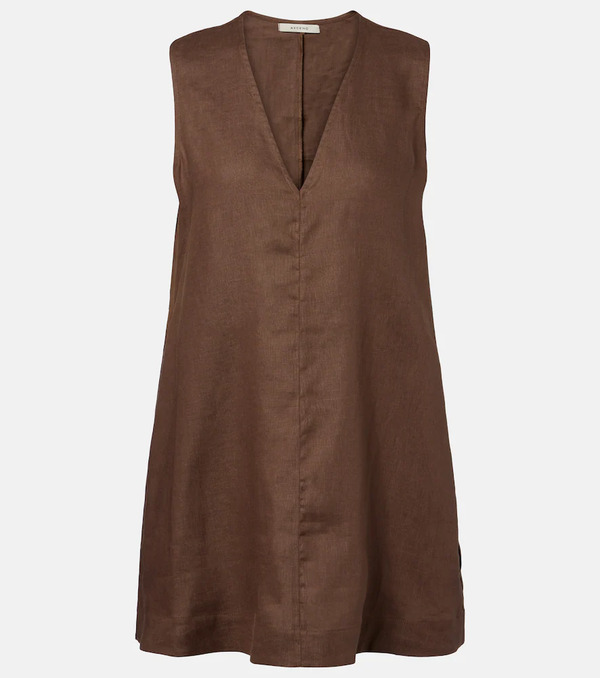 Asceno Asceno Derya Linen Minidress 