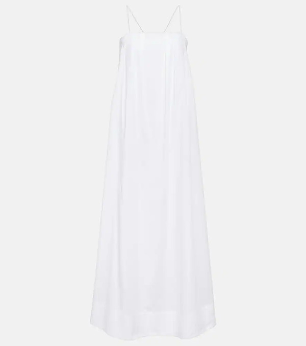  Asceno Asceno Heather Cotton Batiste Maxi Dress 