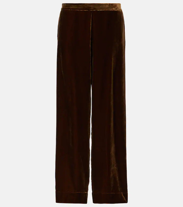  Asceno Asceno London Velvet Pajama Pants 