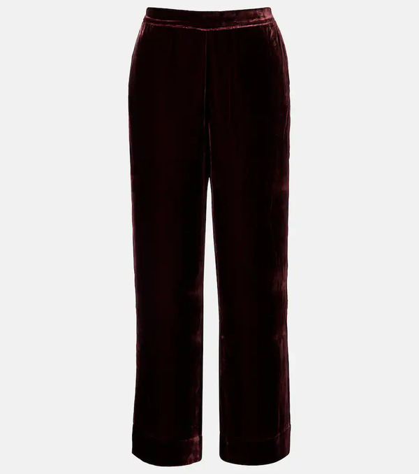  Asceno Asceno London Velvet Pajama Pants 
