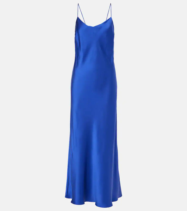 Asceno Asceno Lyon Silk Charmeuse Slip Dress 