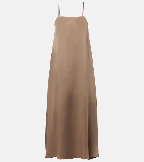  Asceno Asceno Melfi Silk Twill Maxi Dress 