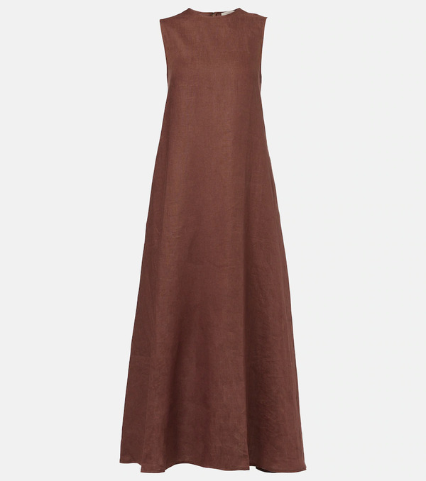  Asceno Asceno Tallin Linen Maxi Dress 