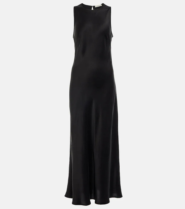  Asceno Asceno Valencia Silk Twill Maxi Dress 