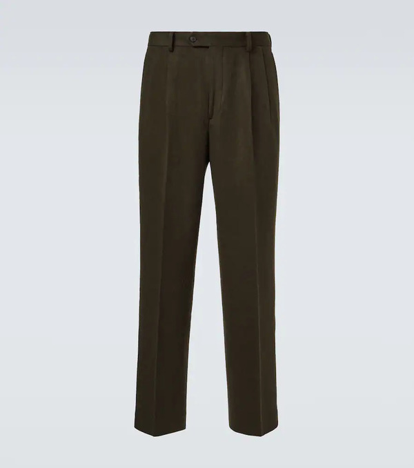  Auralee Auralee Camel Hair Flannel Straight Pants 