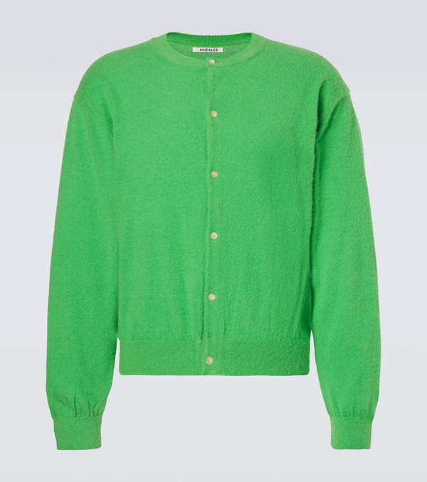  Auralee Auralee Cashmere And Cotton Cardigan 