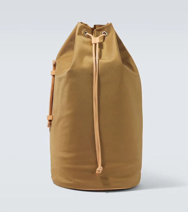  Auralee Auralee X Aeta Leather-trimmed Shoulder Bag 