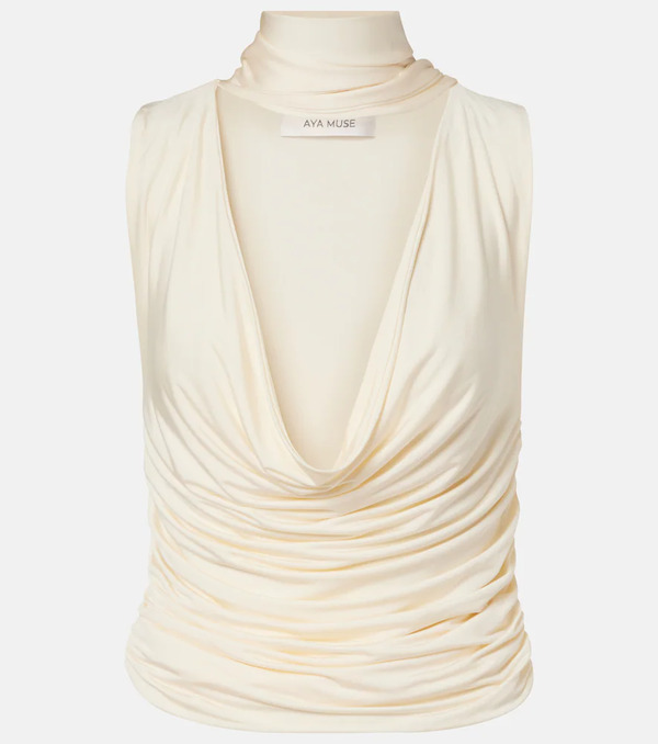  Aya Muse Aya Muse Brise Draped Top 
