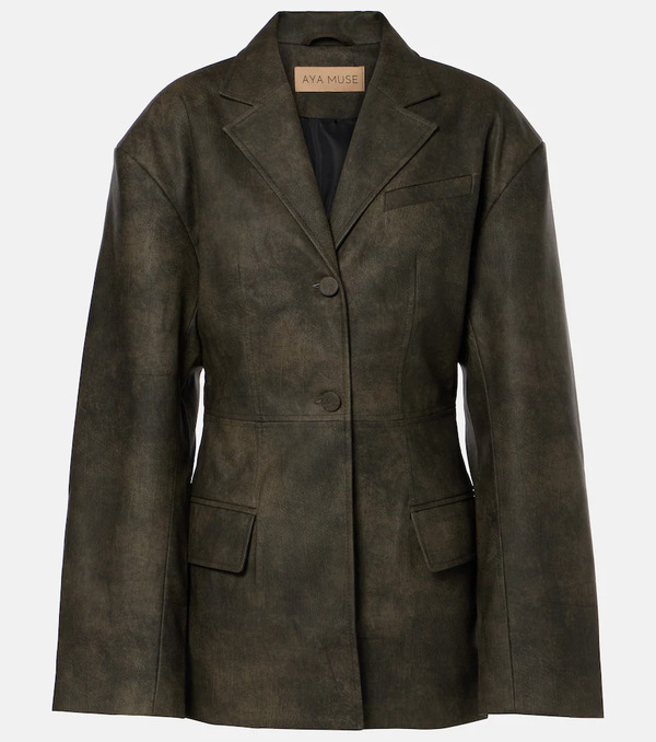  Aya Muse Aya Muse Kaya Faux Leather Jacket 