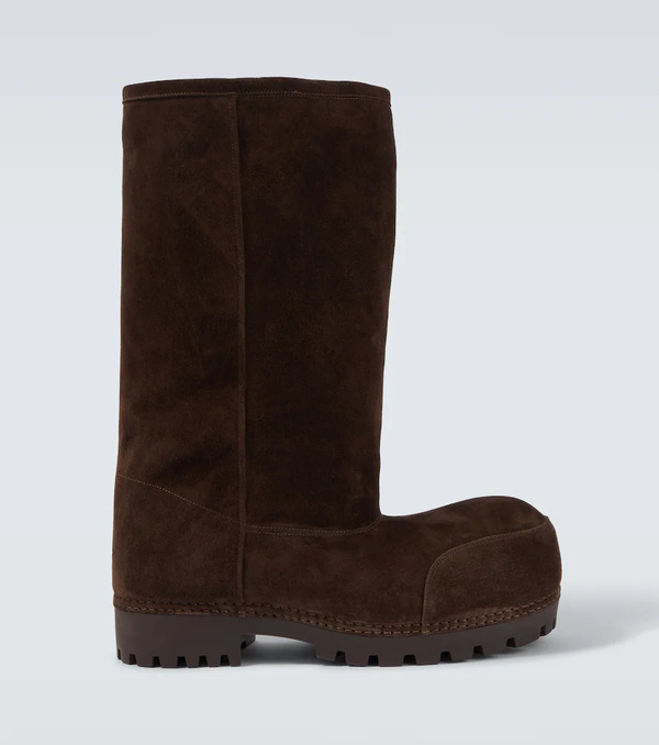  Balenciaga Balenciaga Alaska Suede Knee-high Boots 