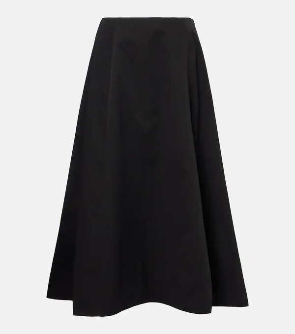  Balenciaga Balenciaga Cotton Twill Midi Skirt 