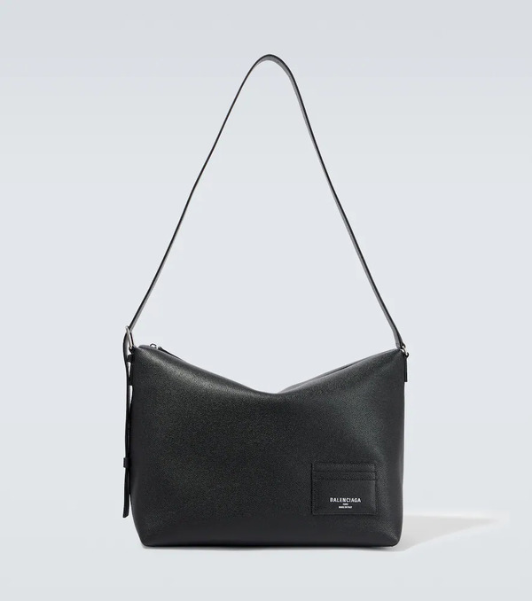  Balenciaga Balenciaga Credit Large Leather Messenger Bag 